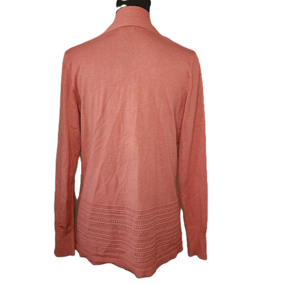 Lety & Me Coral Gabby Pointelle Cardigan‎ Women’s Size Small - New With Tags - Picture 3 of 5